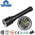 3* XM-L2 LED high lumen LED Diving Flashlight For Scuba Diving Equipment